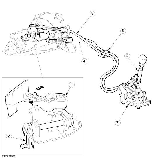 FORD TRANSIT GEAR CHANGE SELECTOR CABLE FWD MK6 BLUE BRAND NEW PACKAGED